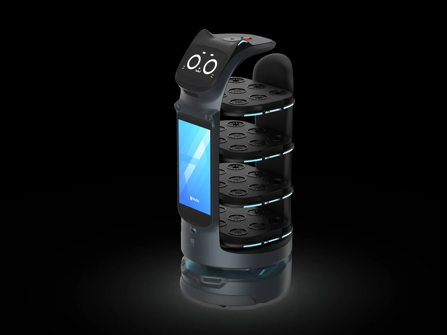 PUDU BellaBot Pro delivery and advertising robot